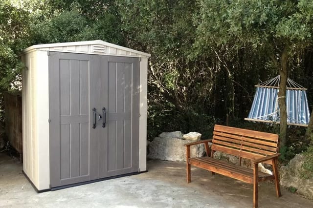 Kunststoff Gerätehaus 'Factor 6 x 3', taupe / beige, 178 x 114,5 x 208 cm (b x t x h) - Keter