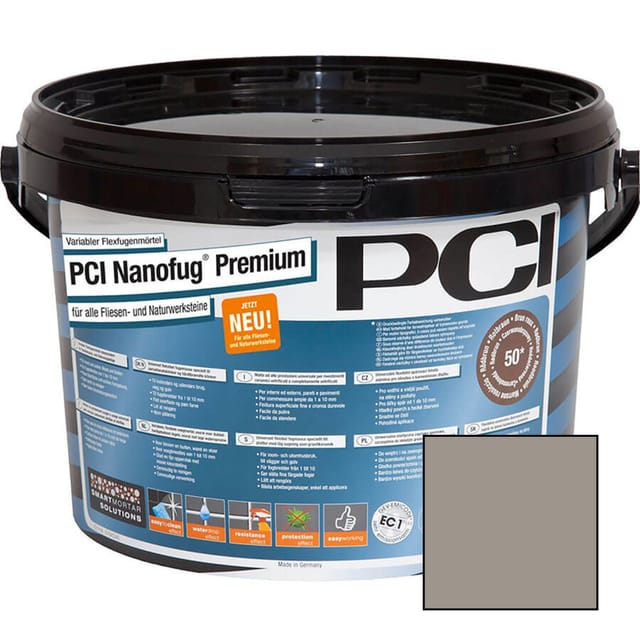 PCI - Nanofug Premium 5kg Flexfugenmörtel Nr. 31 zementgrau