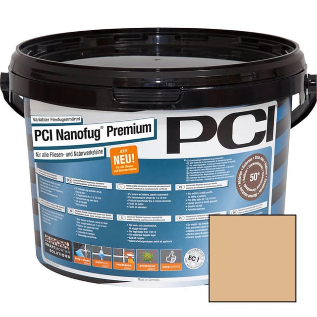 PCI - Nanofug Premium 5kg Flexfugenmörtel Nr. 03 caramel