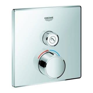 SmartControl Unterputzmischer, ein Absperrventil, eckige - Grohe