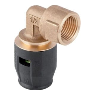 PushFit Übergangsbogen 90 Grad mit Innengewinde, CC499K, d 20mm, Rp 3/4' - Geberit