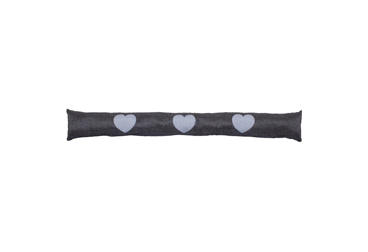Zugluftstopper Anthrazit 90x12cm-M990549-anthra-Herz Bild 2