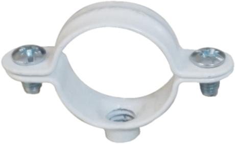 Ing Fixations - Einfache Schelle weiß Rohrbefestigungen - ø 20 mm - Schachtel mit 50 Stück - A141580