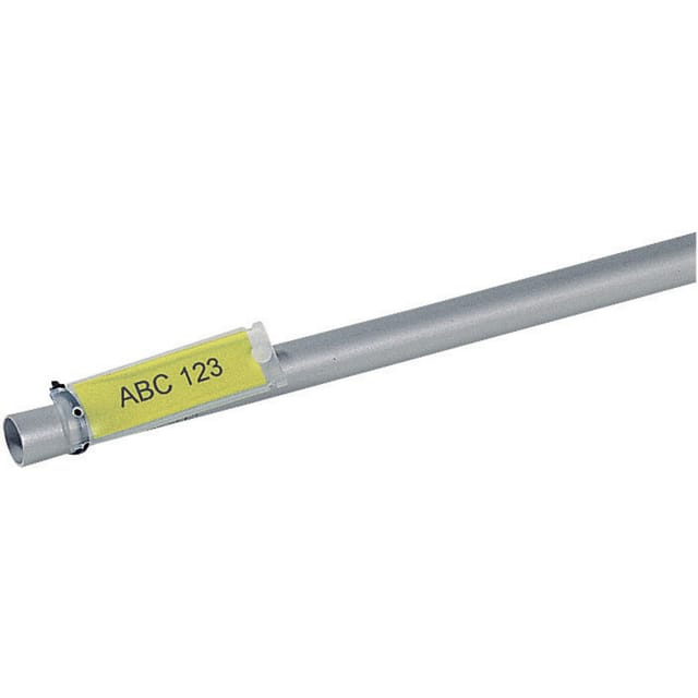 Hellermanntyton - 526-01714 HFX12-35P-SP-YEWH Kabel-Etikett Helafix 35 x 12 mm Farbe Beschriftungsfeld
