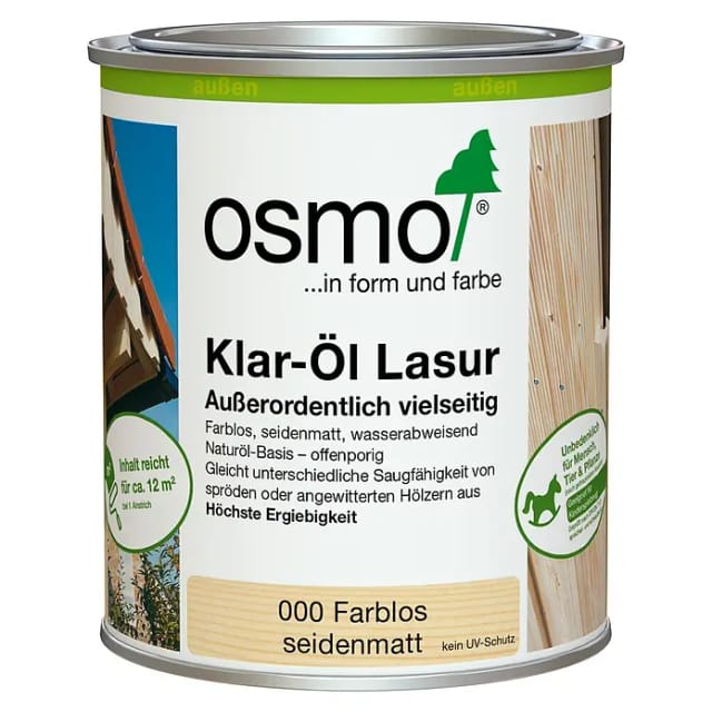 Klar-Öl Lasur 000 farblos 0,75L - Osmo