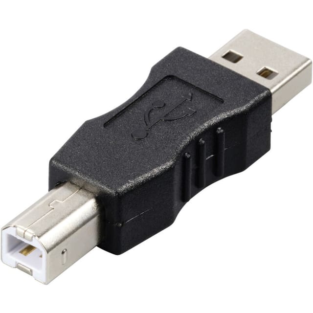 Usb 2.0 Adapter [1x usb 2.0 Stecker a - 1x usb 2.0 Stecker b] rf-usba-03 vergoldete Steck - Renkforce