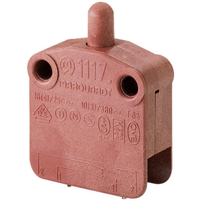 01117.0206-01 Drucktaster 400 v/ac 16 a 1 x Ein/(Aus) tastend (l x b x h) 30 x 13 x 39.2 - Marquardt
