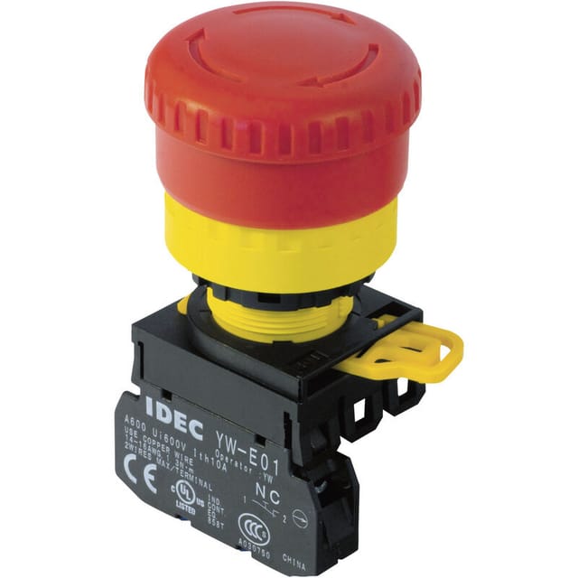 Idec - YW1B-V4E01R Not-Aus-Schalter 240 v/ac 6 a 1 Öffner 1 St.
