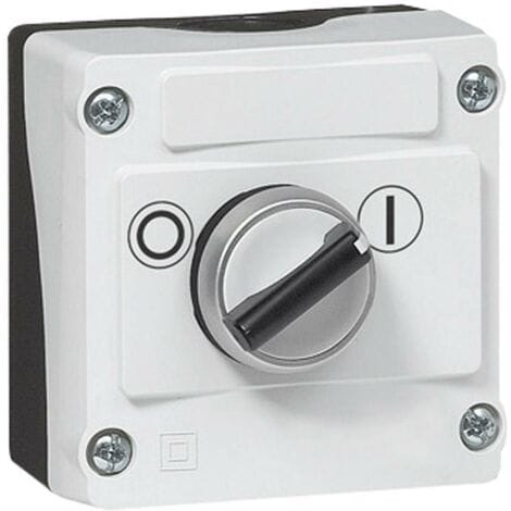 BACO 224216 LBX12510 Drehschalter im Gehäuse Schwarz, Grau Drehentriegelung 1 St.