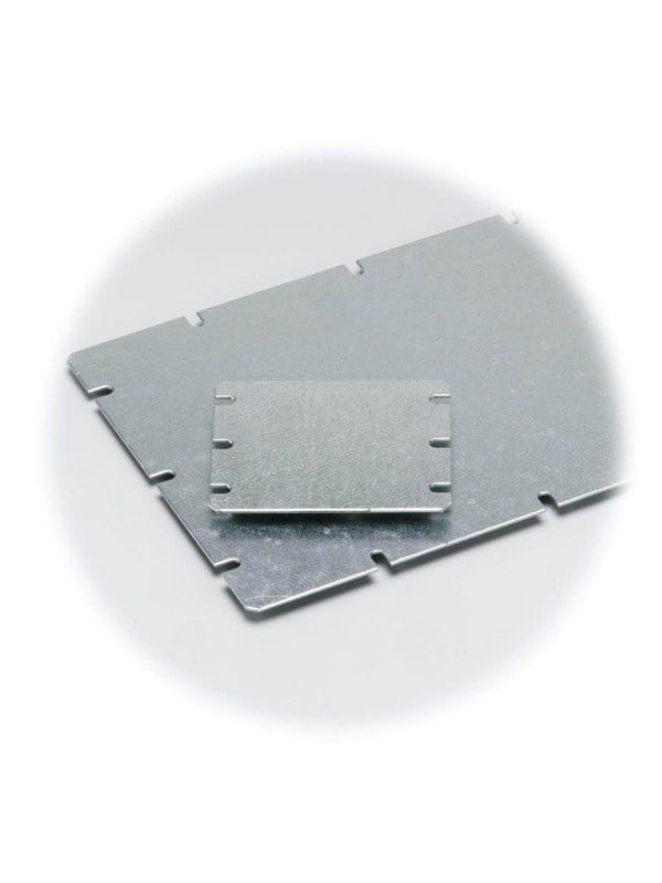 Fibox - mp 2924 Montageplatte (l x b) 265 mm x 215 mm Stahlblech Verzinkt 1 St.