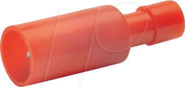 Klauke - 1020V Rundstecker 0.5 mm² 1 mm² Stift-Ø: 4 mm Rot 1 St.