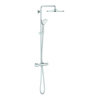 GROHE Duschsystem Euphoria System 310 26723, Aufputz-Thermostat mit Aquadimmer Funktion, Wandmontage, für die Wandmontage, 450 mm Duscharm,