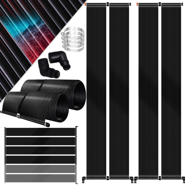 Solarkollektor Poolheizung Cm Warmwasser Heizung Solarheizung Für Pools L Beliebig Erweiterbar L Uv-beständiger Kunststoff 500 X 140 Cm - Kesser