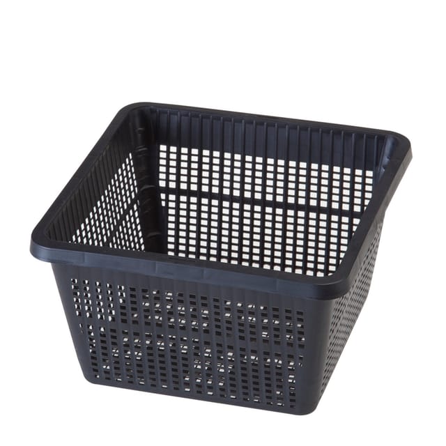 Velda Pflanzkorb PLANTMAND Kunststoff schwarz eckig 19 x 19 x 9 cm 141003