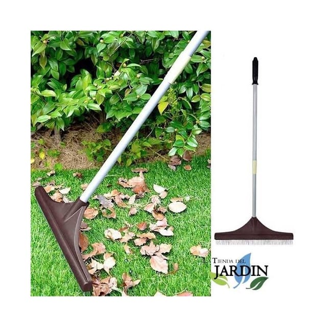 Künstliche GRAS-Kämmbürste – Teppiche, 122 cm Teleskopstiel, Stahlstiel, Gartenrechen