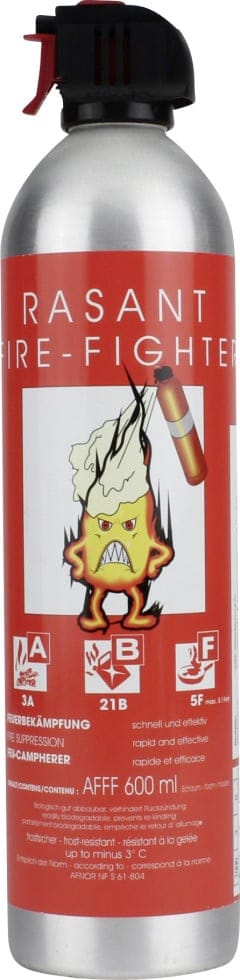 Feuerlöschspray Inhalt 600 ml, Schaum Löschmittel Pannenhilfe - Unitec