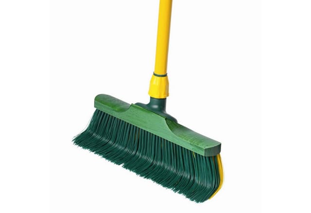 Krallenbesen mit Teleskopstiel 40 cm PPN-Borste