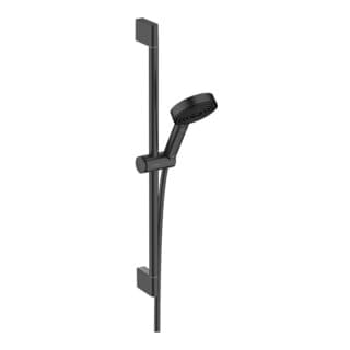 Hansgrohe - Pulsify Select - Brausegarnitur, 3 Strahlarten, Stange 67 cm und Schlauch, schwarz matt 24160670