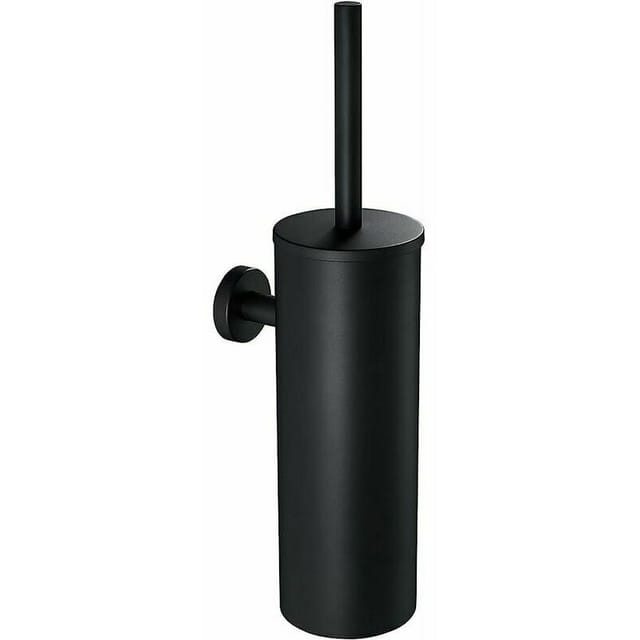 Schwarze Hängende Toilettenbürste Mit Bürstenhalter, Toilettenbesen Aus Edelstahl 304 Mit Langem Griff, Toilettenbürste Mit Antibakteriellem Bürstenhalter