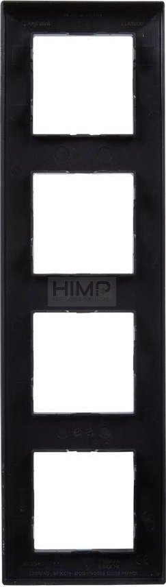 Rahmen Legrand Niloe Step 86 Mm Breite 299 Mm Länge Schwarz