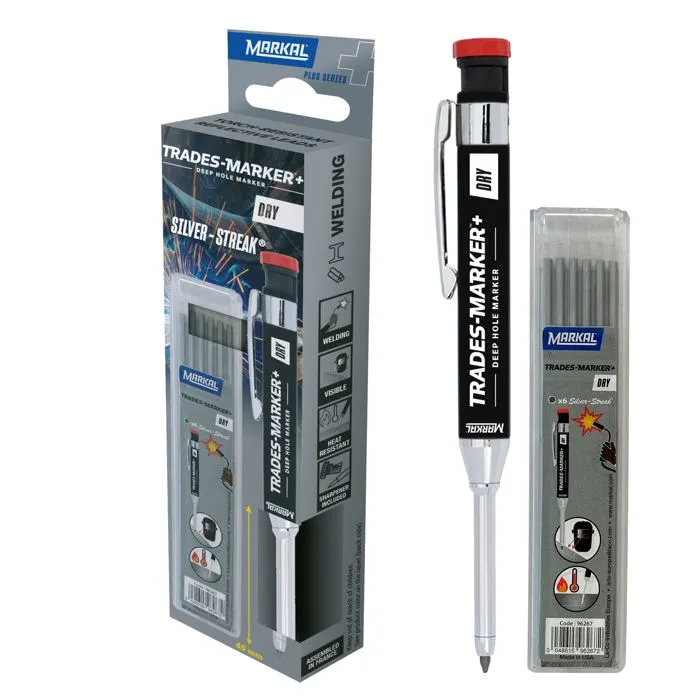 Bohrlochmarker Markal Trades-marker+ Dry Hitzebeständig Metall