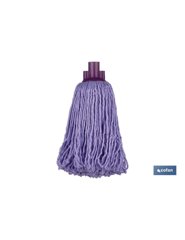 Violetter Mikrofaser-Mopp, 160 g, Marsella-Modell, Einzelverkauf