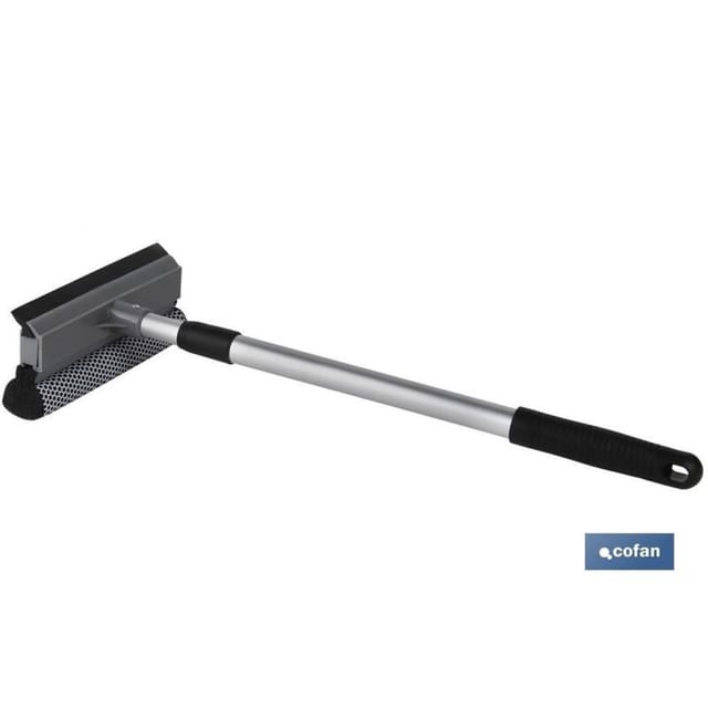 Ausziehbarer Schwamm und Schaber, Fensterreiniger Zancara, Modell 48–76,5 cm, Einzelverkauf
