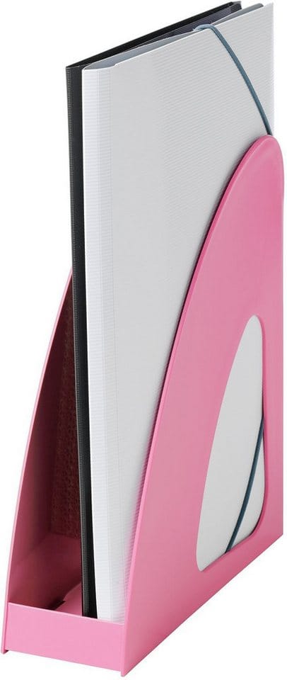 HAN - Stehsammler Re-LOOP 7,6 x 25,6 x 23,9 cm (b x h x t) din A4 din C4 Werkstoff: Polypropylen 100 % recycelt rosa