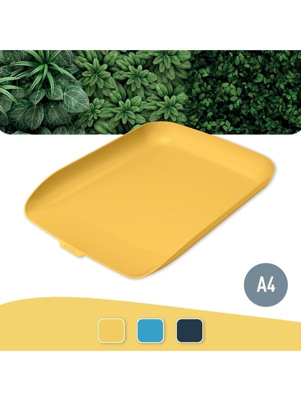 Leitz - Briefablage Cosy din A4 Polystyrol Farbe: gelb Cosy din A4 Polystyrol Farbe: gelb