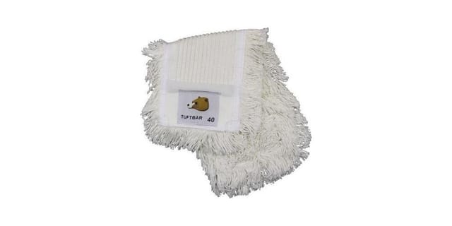 Soennecken - Wischmopp Tuftbär 15 x 44 cm (b x l) 50 % Baumwolle 50 % Polyester weiß