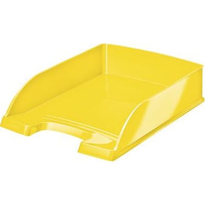 Leitz - Briefablage wow din A4 Polystyrol Farbe: gelb wow din A4 Polystyrol Farbe: gelb