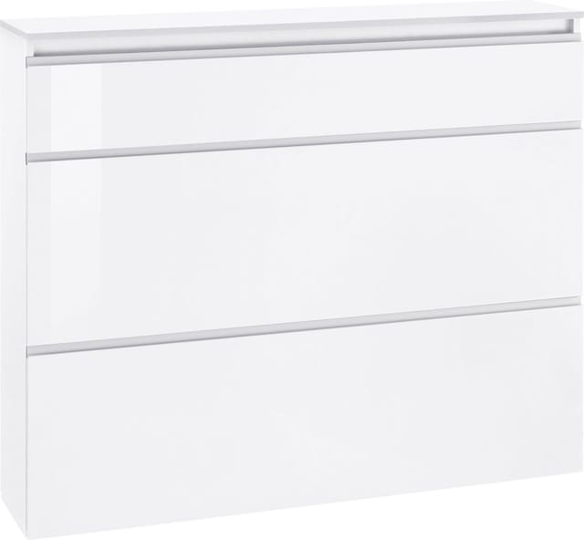 Platzsparender Schuhschrank, 2 Klapptüren, für 24 Paar Schuhe, Magic Bata L