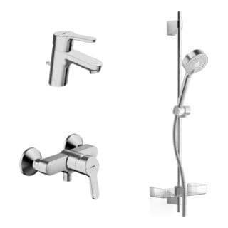 Primo Armaturen-Set, chrom, 49010000 - Hansa