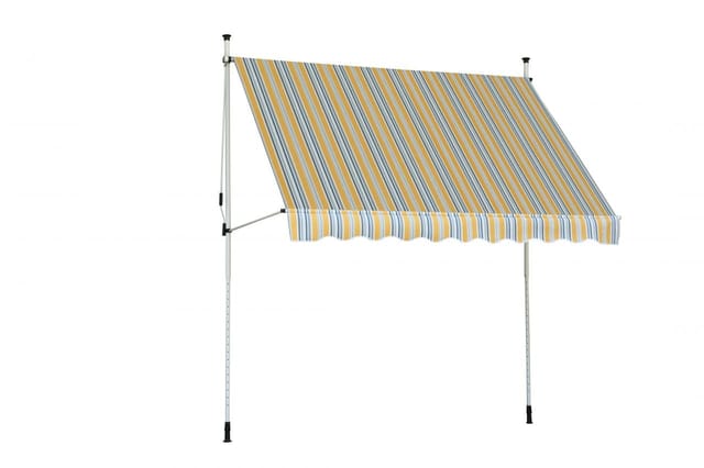TrendLine Balkon-Markise 2,5 x 1,3 m gelb-weiß gestreift Markisen