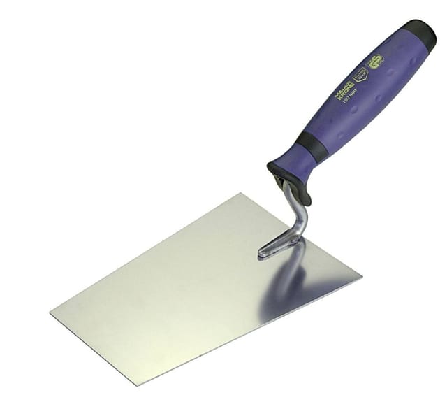 Kelle eckig 180 mm S-Hals Maurerwerkzeug