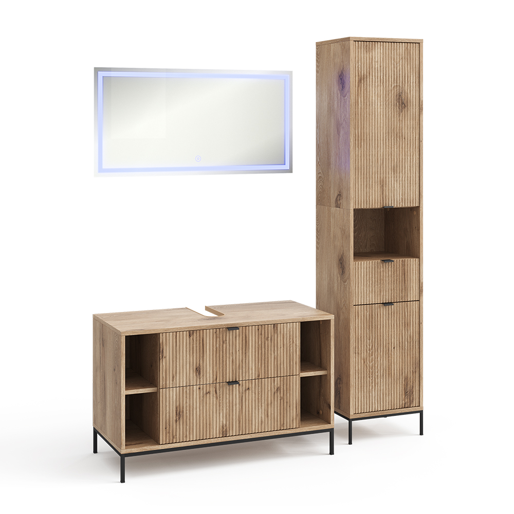 Badmöbel-set Eliza, Viking Oak, 3-teilig, Vicco
