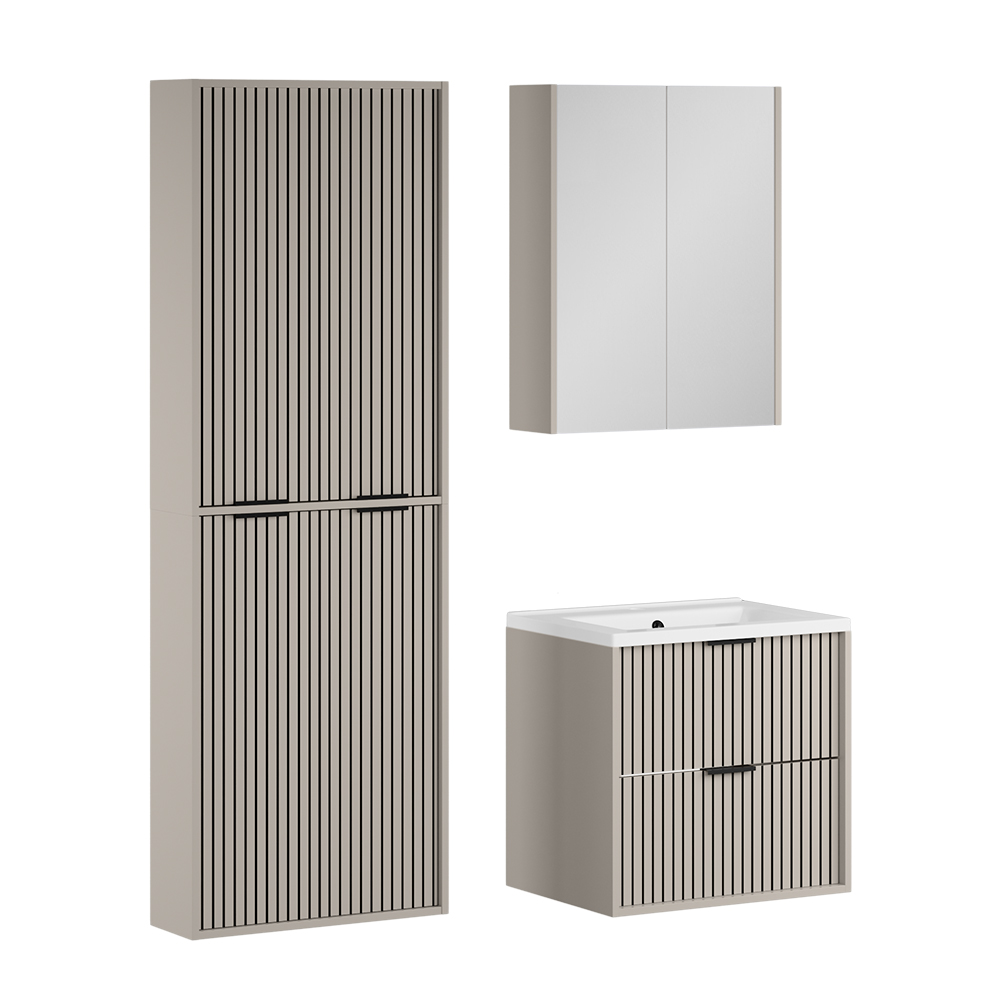 Badmöbel-set Ruford, Cashmere, 4-teilig, Vicco