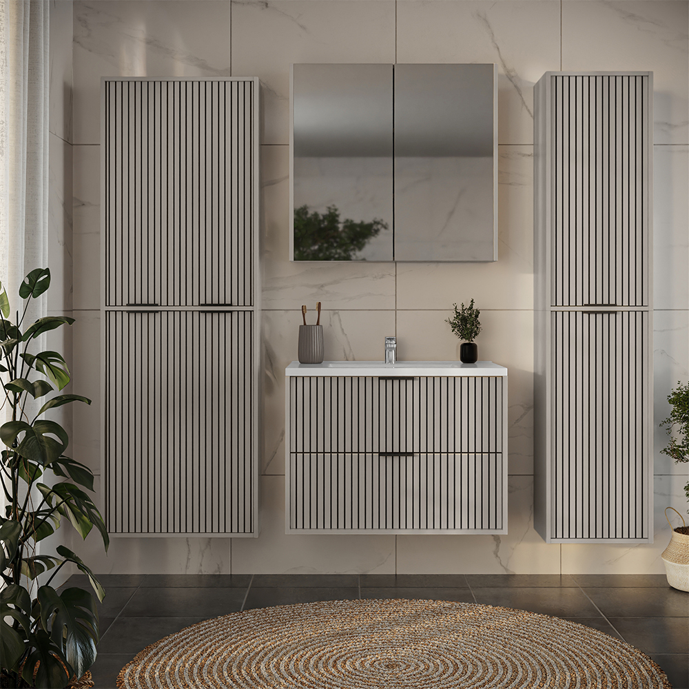 Badmöbel-set Ruford, Cashmere, 5-teilig, Vicco