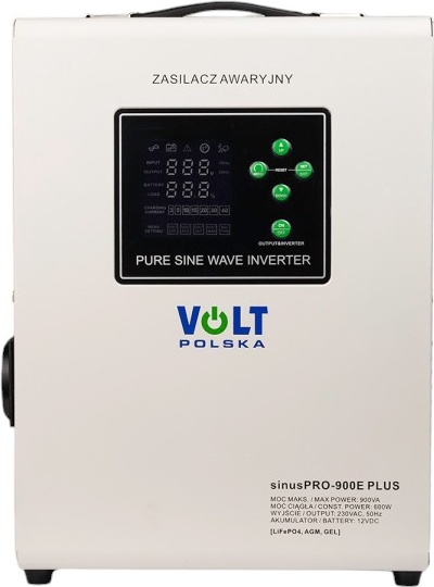 Ups Volt Polska Sinuspro 900 E Plus 12/230v 600w/900va (3spm09012m)