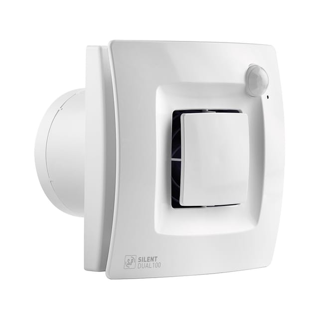 Unelvent - S&P silent DUAL-300 - Kleinraum-Ventilator,Feuchte,Bewegungsm. - 5210641100