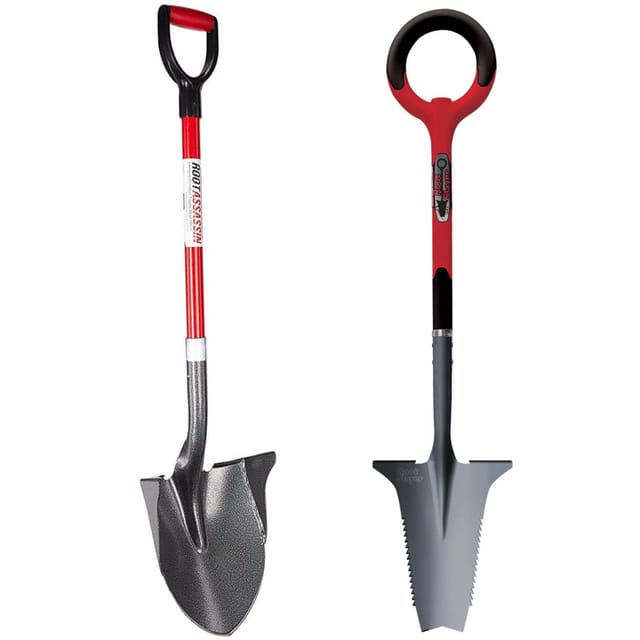RootSlayer™ Pack - Schwarz - Erwachsene - RootSlayer™ + RootSlayer Kantenschaufel™ - Garten - Kohlenstoffstahl - 360°-Griff