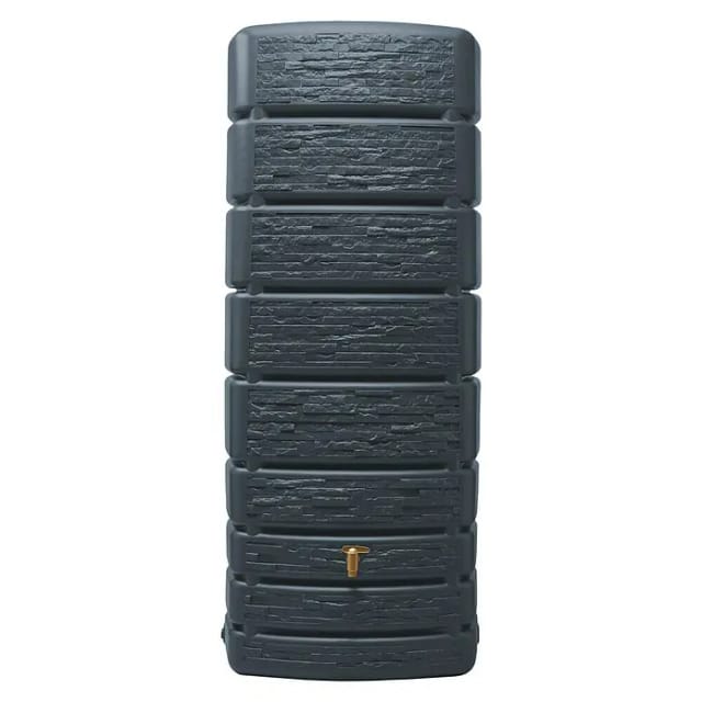 4rain SLIM STONE DECOR Wandtank 500 L, graphite grey