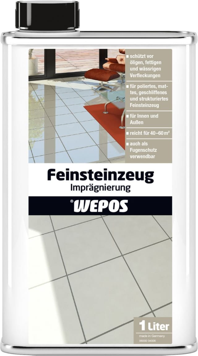 Wepos Feinsteinzeug-Imprägnierung 1 l Reiniger
