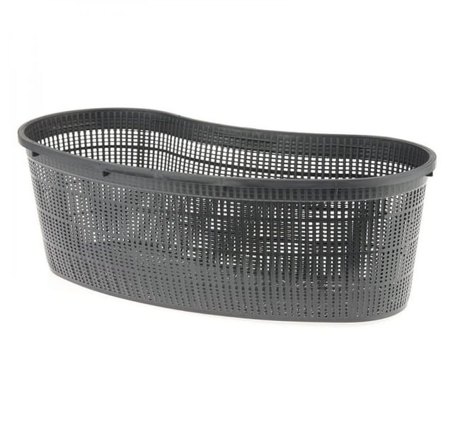 Teichpflanzkorb 45 cm oval Kunststoff, oval, schwarz