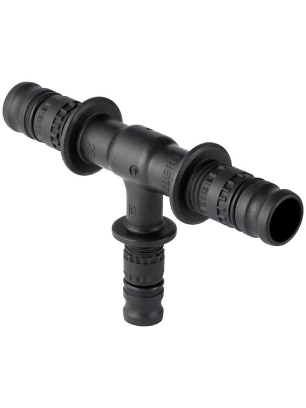 Mepla T-Stück reduziert, pvdf, d 32mm, d1 26mm, d2 26mm - Geberit