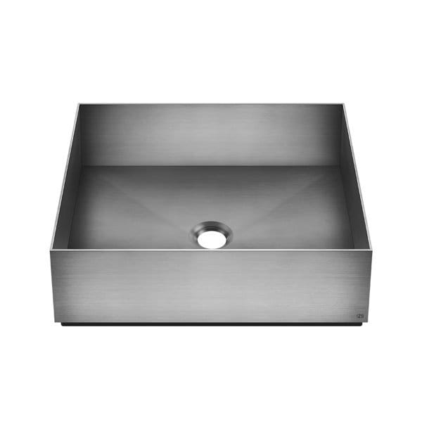 316, Aufsatzbecken Edelstahl 400x400mm, 54605239 - Gessi