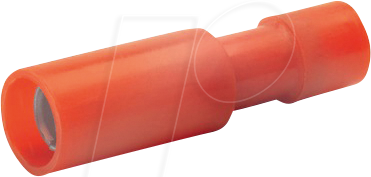 Klauke - 920V Rundsteckhülse 0.50 mm² 1.50 mm² Stift-Ø: 4 mm Vollisoliert Rot 1 St.