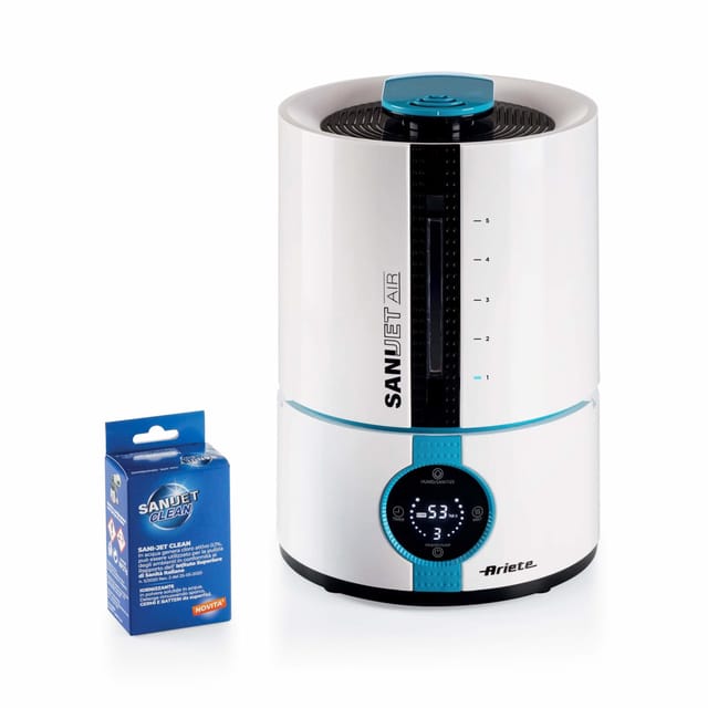 Ariete 2836 Sani-Jet Air Ultraschall Desinfektionszerstäuber, 30 Watt, Tankinhalt 5 Liter, 3 Intensitätsstufen, C