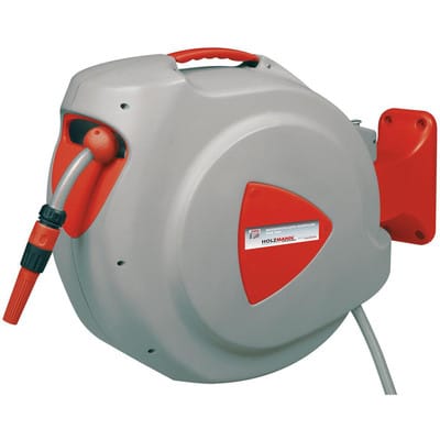 Holzmann - Maschinen WSR30M 12.7 mm 30 m 1/2 Zoll 1 St. Rot, Grau Gartenschlauchaufroller
