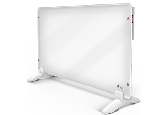 Tresko - Konvektor Heizung 1000W Elektroheizung Wandheizung Glaskonvektor Heizkörper Wand